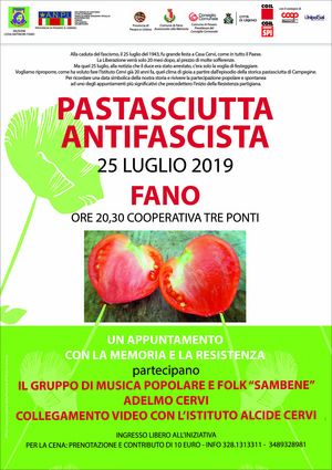 pastasciutta 2019 locandina