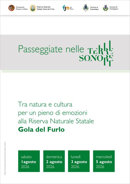Copertina brochure Terre Sonore