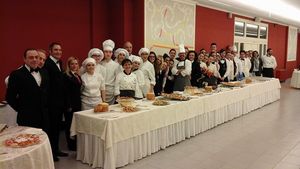 Allievi e docenti del Santa Marta hanno preparato il buffet