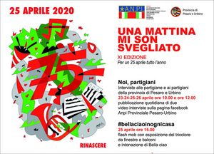 25 aprile 2020 cartolina