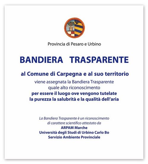 bandiera trasparente