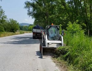 SP 3 Fogliense zona Ca  Gallo inizio lavori