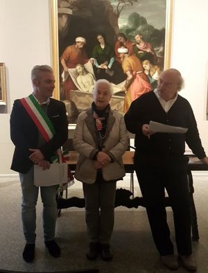 Da sinistra Daniele Grossi Giovanna Rotondi e Salvatore Giannella