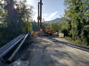 Lavori sul Ponte Amelia