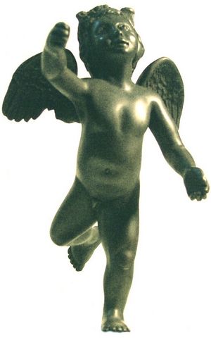 Amorino bronzeo simbolo iniziativa