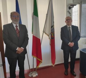 Presidente Paolini con Prefetto Tommaso Ricciardi