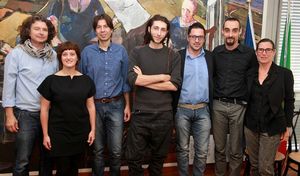 Foto di gruppo organizzatori e partner Mostra Panareo