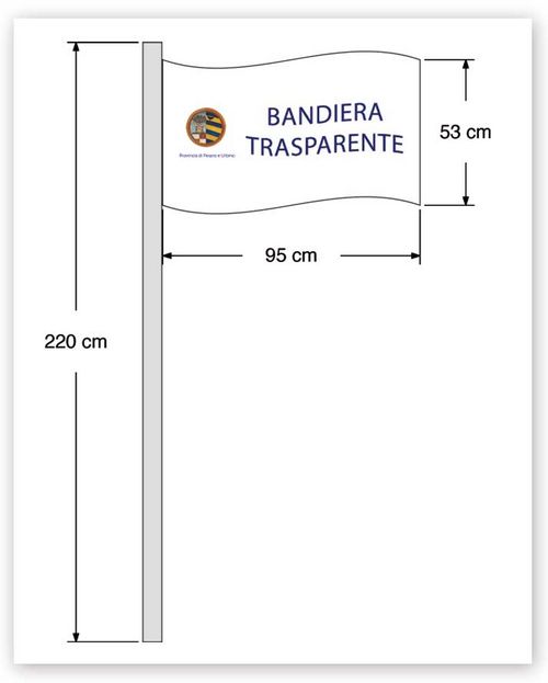 Bandiera trasparente prog