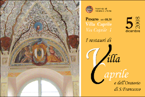 fronte  cartolina villa caprile