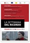 settimana del ricordo 2013