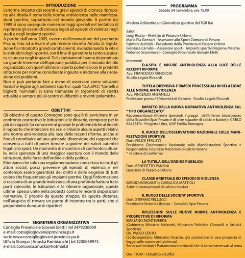 sport iniz cons giovani eletti pieghevole interno