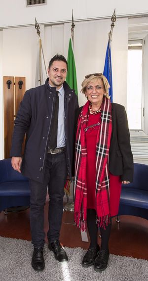 Il presidente Tagliolini con il Prefetto Cincarilli