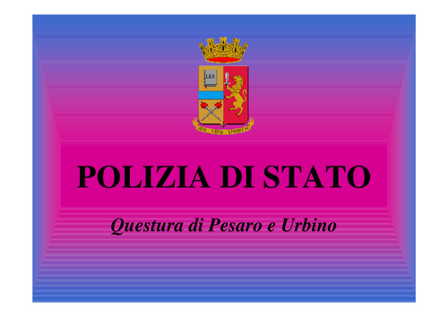 Polizia  di Stato Ammonimenti Statistica globale