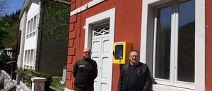 csm Defibrillatore all esterno del Museo del Territorio