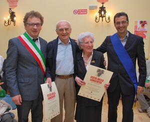 Ricci con Lucarini e coniugi Silvestri