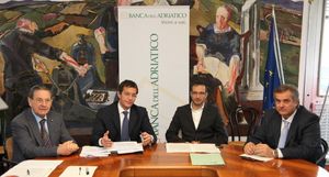 Firmato accordo PU e Banca Adriatico