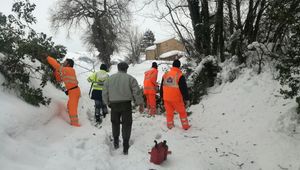 Raggiunte abitazioni isolate a Gualdo di Macerata