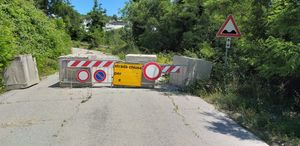 Strada Sp 94 Monterolo attualmente chiusa al traffico