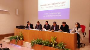 Riunione della Commissione provinciale del lavoro