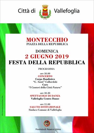 Vallefoglia 2 giugno 2019