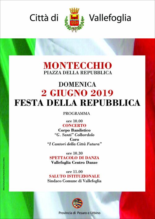 Vallefoglia 2 giugno 2019