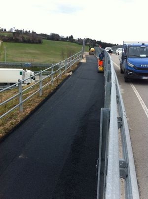 Pista ciclabile Fano Fenile lavori in via di ultimazione