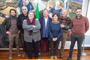 Foto di gruppo Casa degli Artisti presentato cartellone 2018