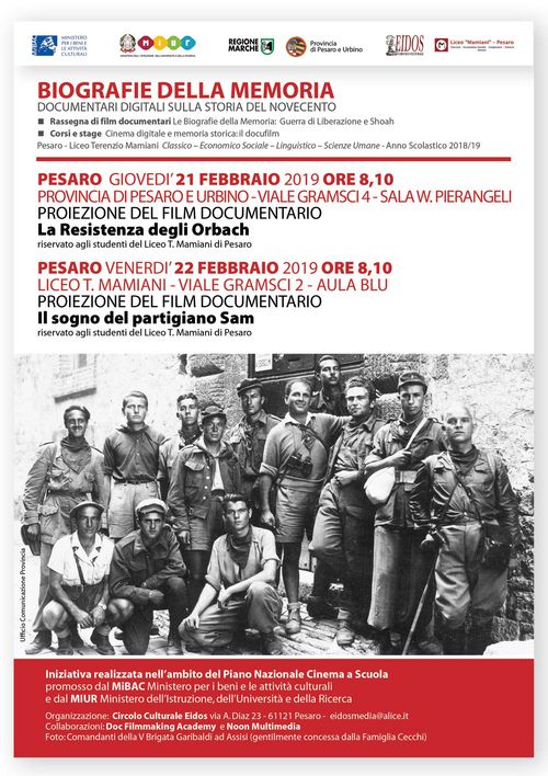 Biografie della memoria 21 e 22 febbraio