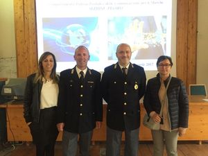 Polizia Postale incontro con studenti Sala Volponi del Comune Urbania