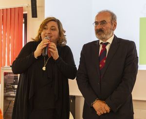 Paolini con sindaco Romina Pierantoni