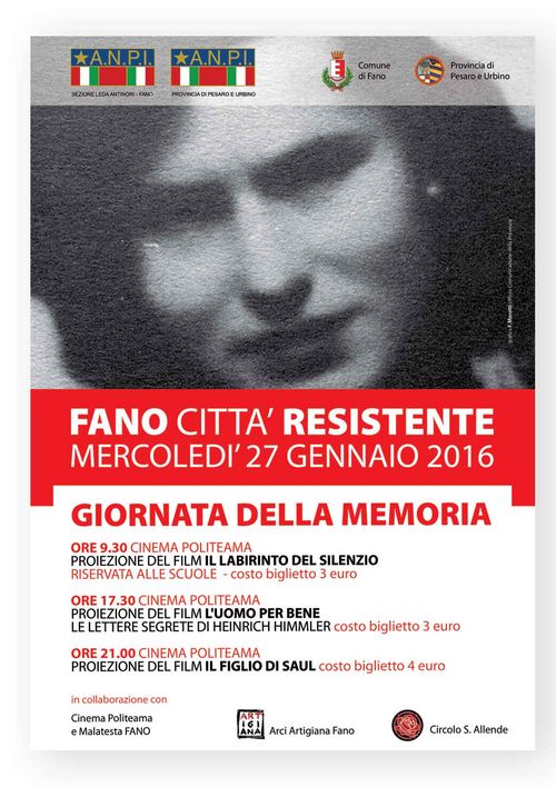 anpi 27 gennaio 2016 INVITO ON LINE FILM