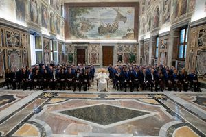 Papa Francesco con i Presidenti delle Province
