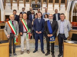 csm Delegazione con Paolini e sindaci del territorio