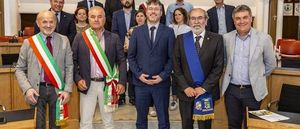 csm Delegazione con Paolini e sindaci del territorio