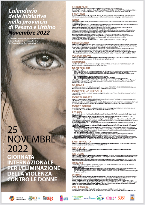 calendario 25 novembre 2022 imm